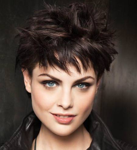 spiked wavy pixie cuts