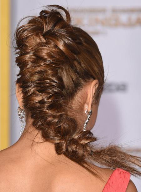 thick and widened fishtail hairstyles for shoulder length hair