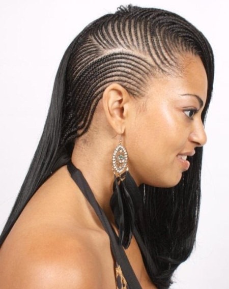 twisted cornrow hairstyles for straight hair