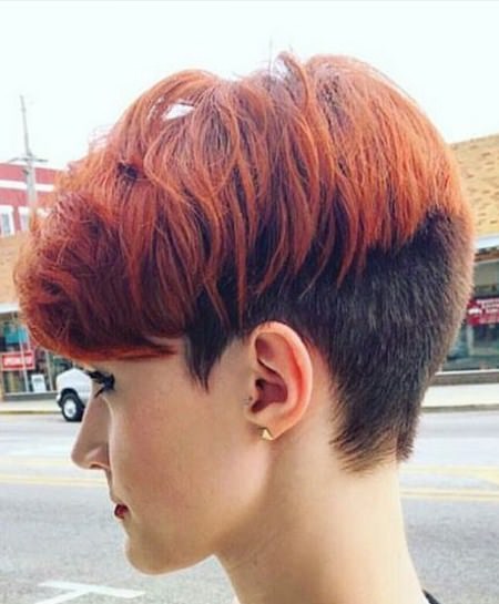 two tone pixie haircuts for thick hair