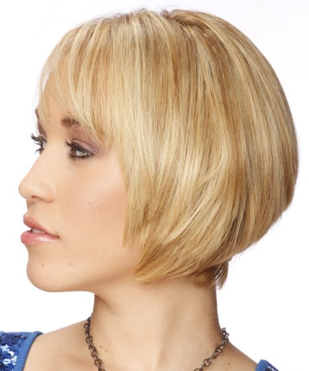 ultra short bob with concave layers short straight hairstyles