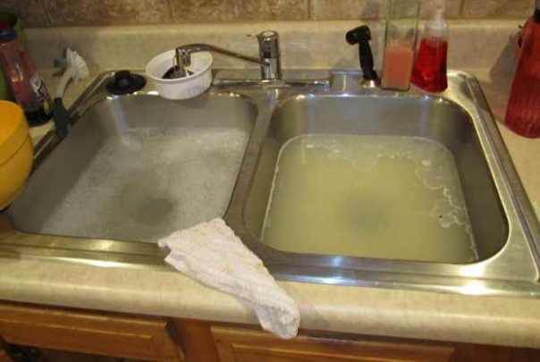 unclog a sink