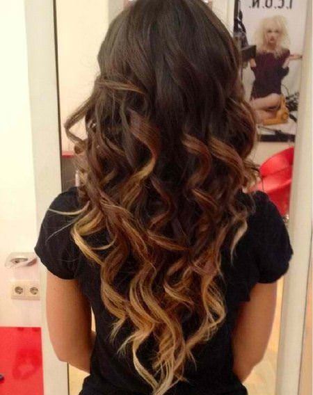 understaded color stylish ombre straight hair