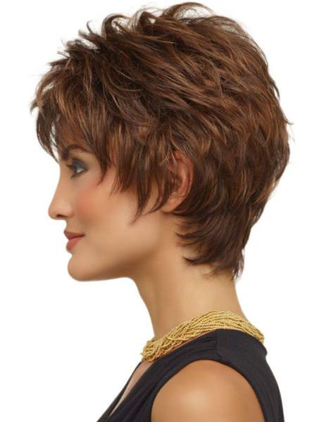 wispy layers short hairstyles for fine hair