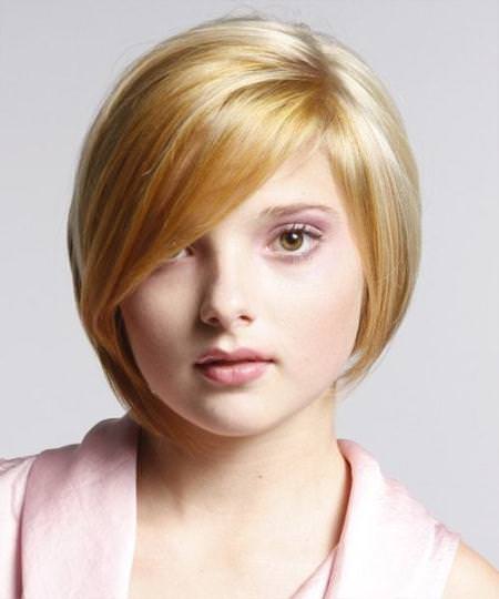youthful rouded bob short hairstyles for round faces