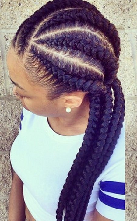 Feed in braid natural braided hairstyles