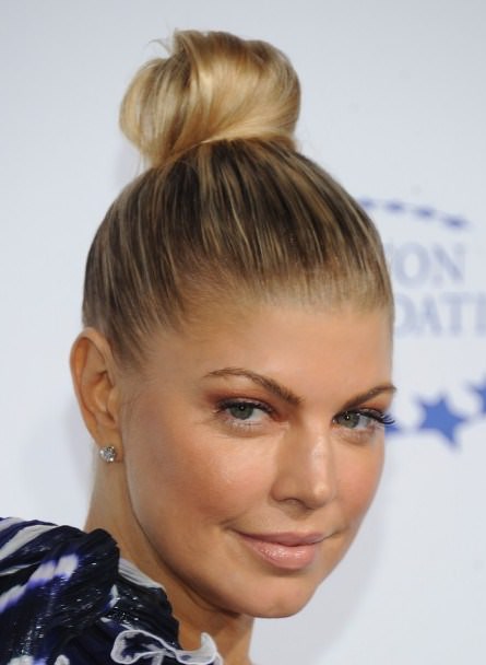 High top knot updos for short hair