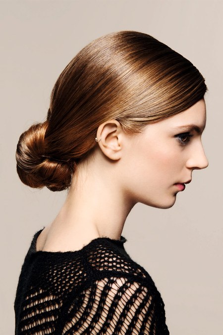 Perfect Low knot Formal and classy bun hairstyles