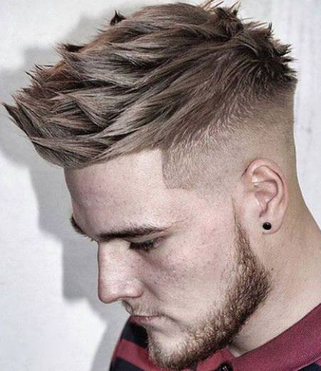 Spiky textured haircut hairstyles for balding men