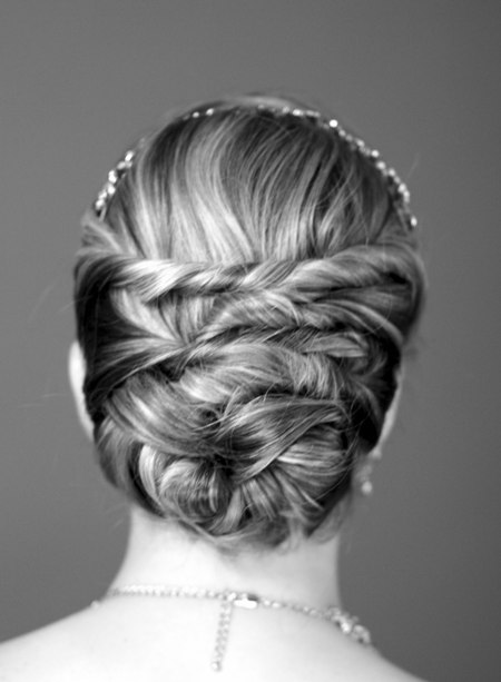 Twisted sister Formal and classy bun hairstyles