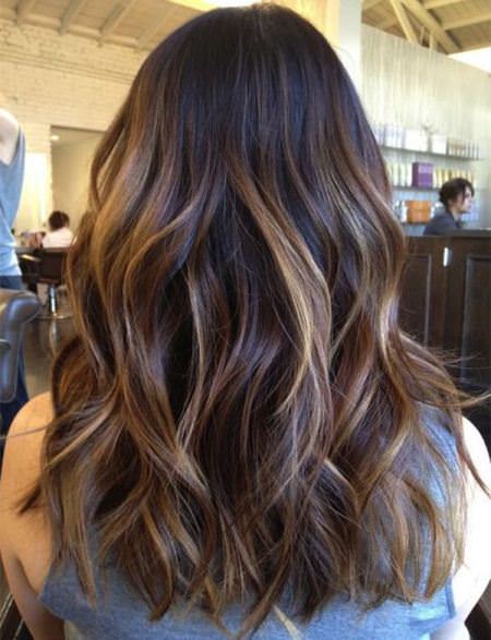 backcombed highlighted waves funky hairstyles for medium length hair