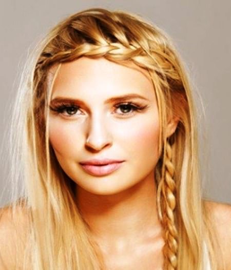 braided beauty medium length hairstyles for women
