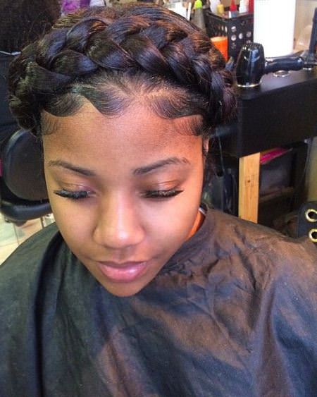 cccriss crossed braid with feed in cornrow black braided hairstyles