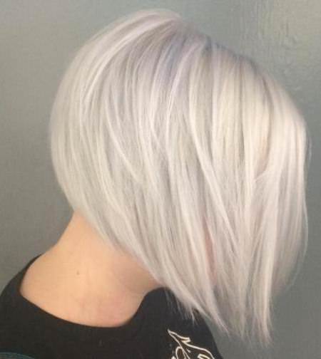 choppy silver blonde layers choppy bob hairstyles