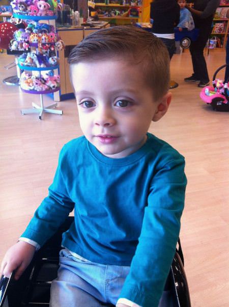 classic side parted baby boy haircuts
