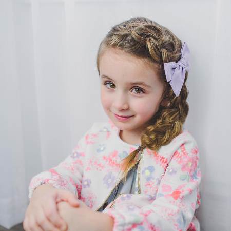 combo of french and dutch braids for kids