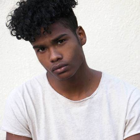 curly hair styled frontwards long hairstyles for black men