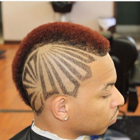 designed mohawk short haircuts for black men