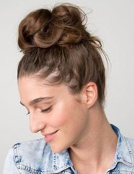 easy fishtail top knot updo updos for long hair