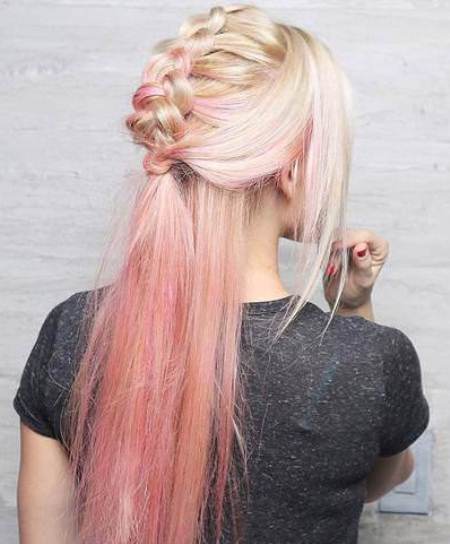 edgy ombre braided mohawks