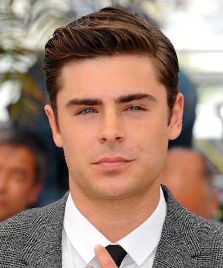 elegant combed back hairstyles Zac Efron Hairstyles
