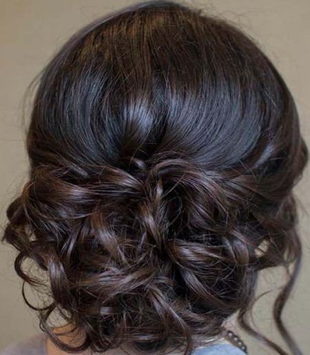 elegant curled prom hairstyles bun hairstyles