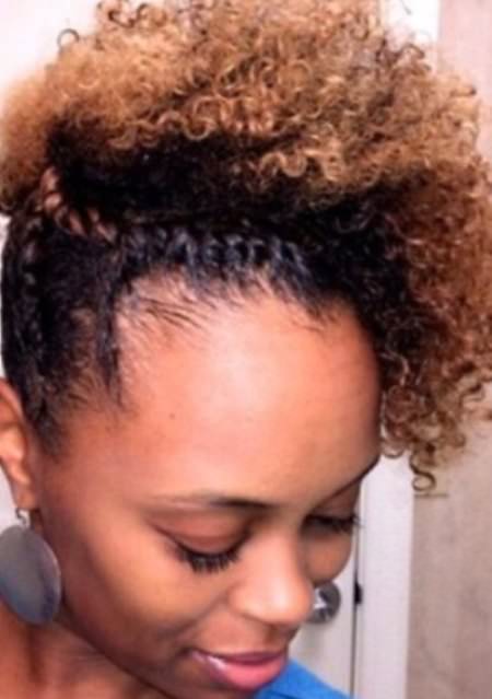 flat twist charamel coil updos for natural hair