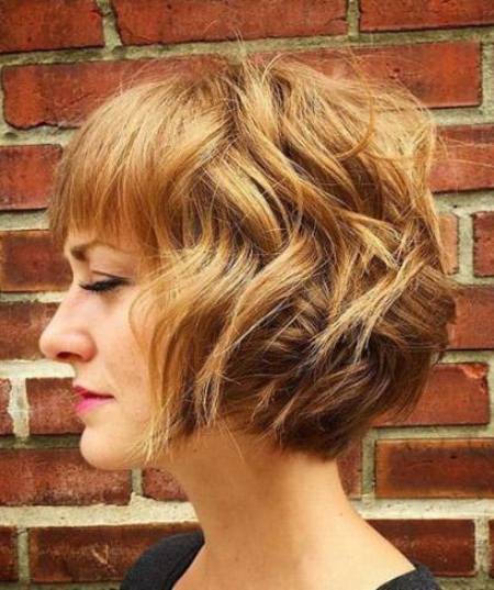 fun full bodied bob with bangs short fringe Hairstyles