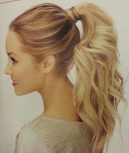high ponytail hairstyles for prom