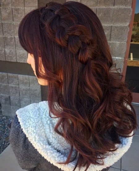 long hair with a standout braid Long Straight Hairstyles and Haircuts