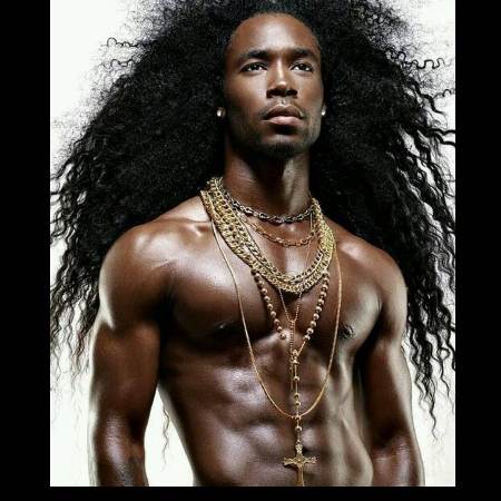 long kinky curls long hairstyles for black men