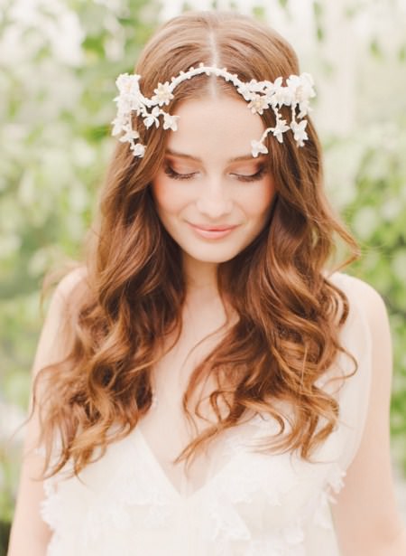 loose and lovely curls wedding hairstyles for long hair