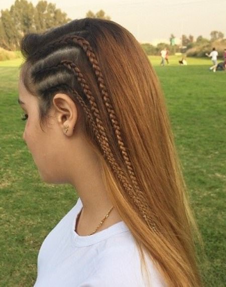 lovely lace braid school hairstyles