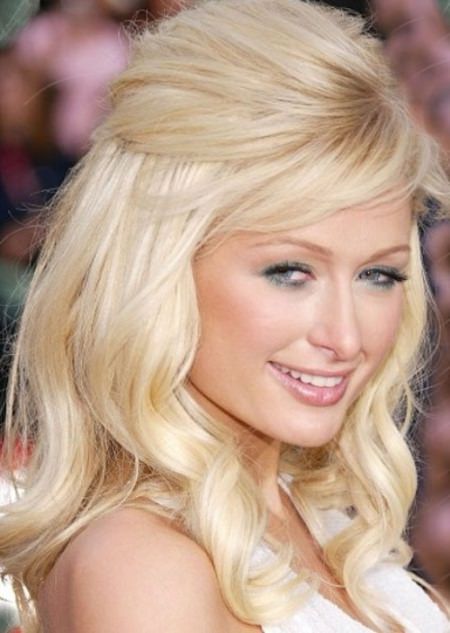 low curls medium hairstyles for round faces