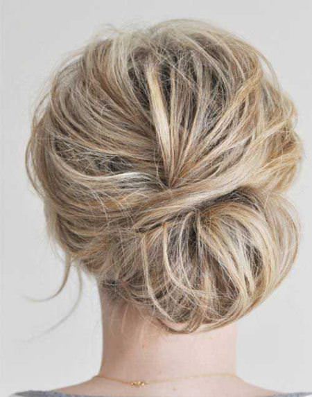 low tousled updo formal updos for special days