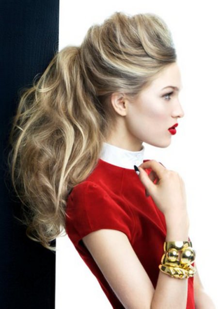 messy ponytail hairstyles for teenage girls