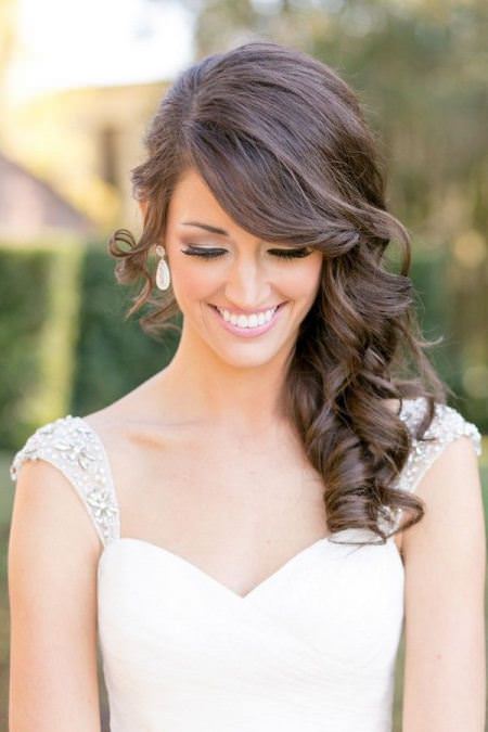 ponytail wedding hairstyles for medium hair
