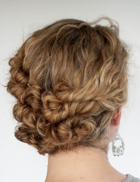 romantic twist formal updos for special days