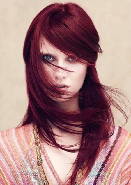 ruby red shades of red hair for women