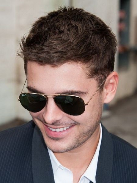 short tapered haircut Zac Efron Hairstyles