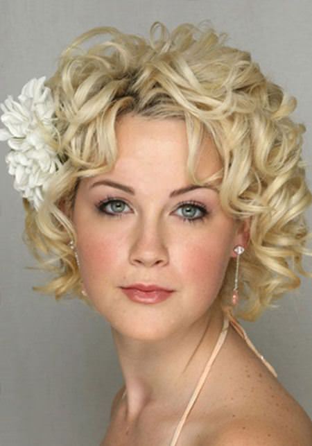 short tight curls wedding curly hairstyles