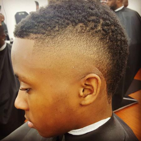 short wide mohawk with fade mohawks for black men