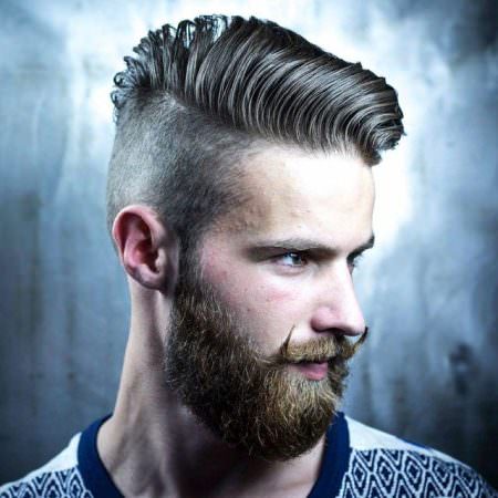 side swept undercut haircuts for men