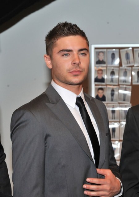 simple crewcut Zac Efron Hairstyles