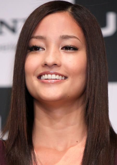 sleek straight with long layers Asian Hairstyles