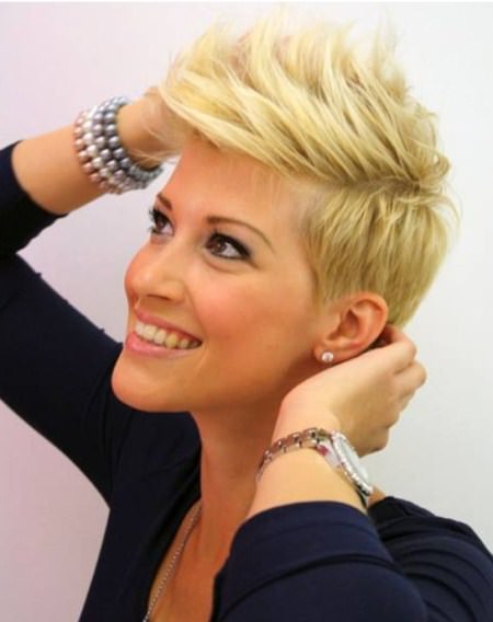 spiked blonde tapered haircuts short blonde hairstyles