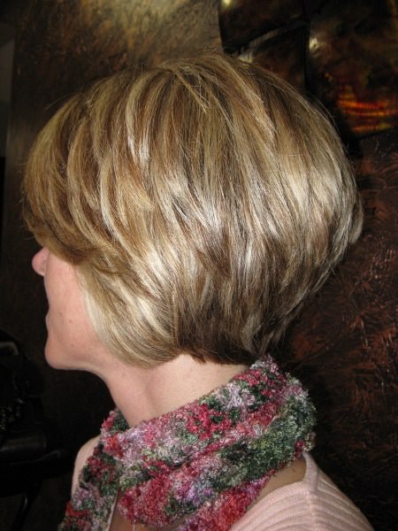 stacked bob haircuts for women over 60