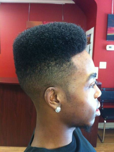 streamline high top fade curly hairstyles for black men