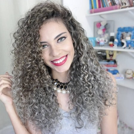 tight gray curls hairstyles for gray hair