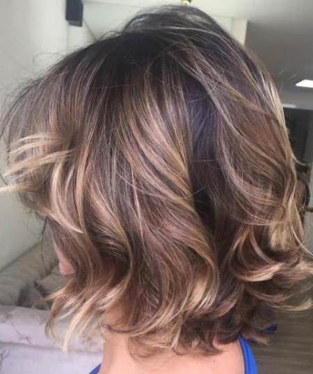 tousled and bob curled choppy bob hairstyles